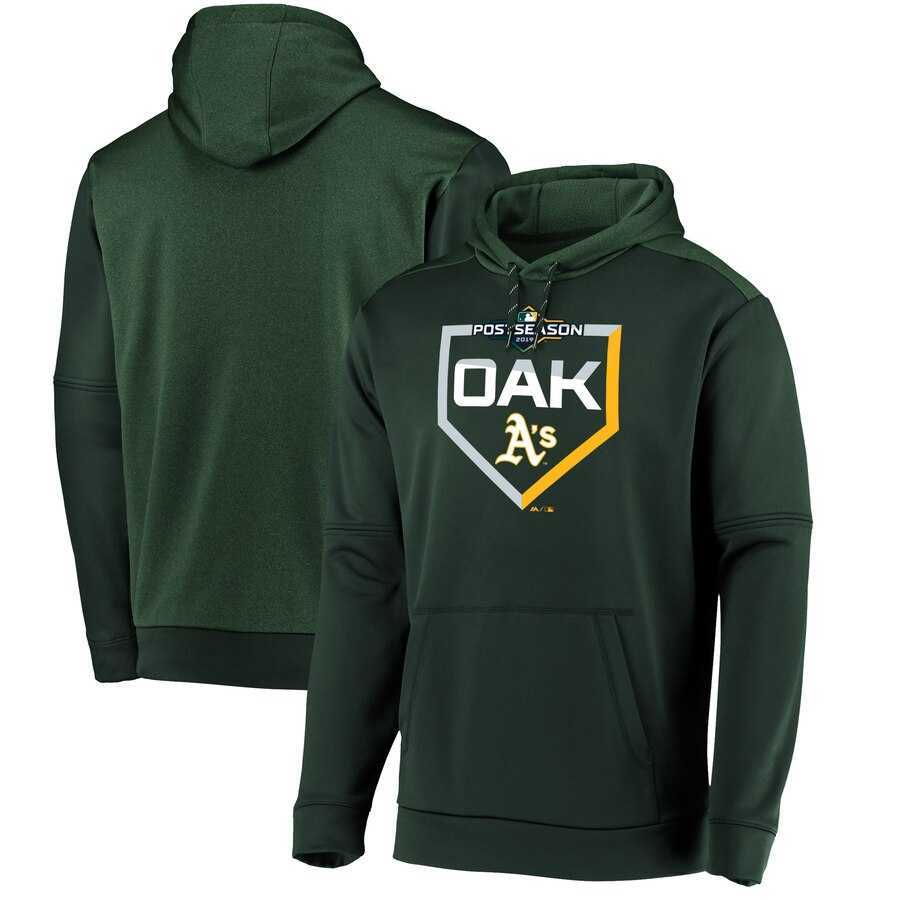 Men's Oakland Athletics Majestic 2019 Postseason Dugout Authentic Pullover Hoodie Green,We sell and wholesale Men's Oakland Athletics Majestic 2019 Postseason Dugout Authentic Pullover Hoodie Green on line form chian!